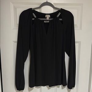Elegant Black Women's Top